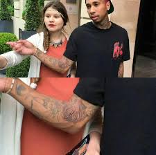 Kardashian, 41, shared photos on wednesday using a tattoo. Tyga S New Tattoo Kylie Image 2914796 On Favim Com