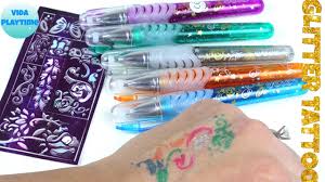 Tattoo pen speed (before you use a pen for the first time watch this) beginner tips for cartridge. How To Make A Glitter Tattoo At Home For Kids Arts And Crafts Youtube