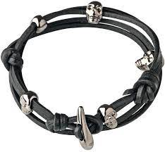 Links Of London Camden Skull Leather Bracelet Leather Bracelet Bracelets For Men Leather