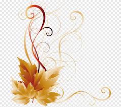 Cute vector floral border corners. Brown Maple Leaf Illustration Autumn Maple Leaf Side Border Watercolor Painting Flower Arranging Png Pngegg