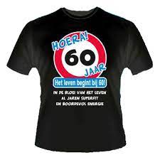 Feestartikelen 60 Jaar T Shirt 60 Jaar Feestartikelen Shop Nl