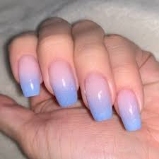 See more ideas about nail designs, nails, pretty nails. Pink Purple And Blue Ombre Nails Nail And Manicure Trends
