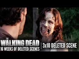 Week 5 of TWD Deleted Scenes: Season 3, Episode 10 'Rick See's Lori As A  Walker'