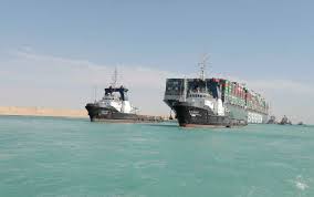 The mv ever given, which blocked the suez canal for six days in late march, finally steamed out of the waterway three weeks ago after egypt and the vessel's japanese owners signed a compensation deal. Jubilation In Egypt As Ever Given Refloated Suez Canal Reopens To Traffic The Times Of Israel