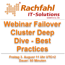 216th day of the year. Webinar Failover Cluster 2016 Best Practices Am 3 August Um 11 Uhr Deutsch Und 17 Uhr Englisch Hyper V Server Blog