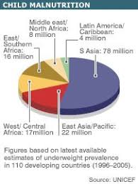 Pie Chart To Highlight Child Malnutrition Health