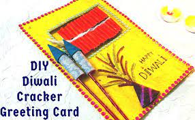 Check that the edges line up once you have folded your card. 4 Handmade Cards For Diwali Diy Diwali Greeting Cards Floweraura