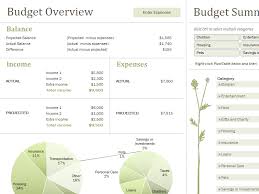 Monthly Family Budget for Microsoft Excel