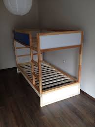 Ikea Kura Double Bunk Bed Extra Hidden Bed Sleeps 3 Ikea Hackers In 2020 Ikea Kura Bed Ikea Bunk Bed Bunk Beds