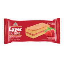 Layers of chocolate cake are sandwiched with strawberry swiss meringue buttercream and ganache, which is also used to dip the berry garnish for the top. Oriental Layer Cake 16g Strawberry Oriental Food Industries Sdn Bhd
