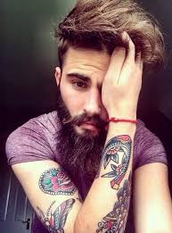 Idk Go Away Barbe Sans Moustache Style De Tatouage Tatouage