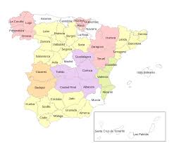 ¿cuántas provincias tiene españa en su totalidad? Datei Provinciasesp Svg Wikipedia