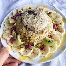 Bowl Cake Ce Matin Avec 1 2 Banane Ecrasee 1 Gros Oeuf 40g De Petits Flocons D Avoine Complets 10g De Farine De Coc Farine De Coco Avoine Flocon Avoine