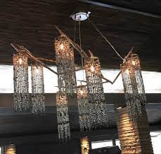 Allan Knight Chandelier Installed In A Fay Jones Home In Arkansas Designed By Goddard Design Group Chandelier Ceiling Lights Lighting