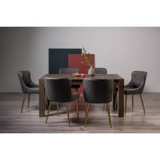 3.5 out of 5 stars. Blake Dark Oak Cezanne Gold Medium Dining Set Stylish Home Origins