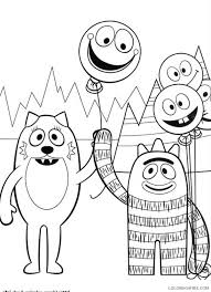Maybe you would like to learn more about one of these? Yo Gabba Gabba Coloring Pages Tv Film Brobee Give Balloon To Toodee 2020 11866 Coloring4free Coloring4free Com