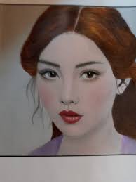 The book is Faces by Lynn Thomas. I used mixed pencils.