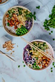Poke Bowl Mit Tofu I Vegan Und Vegetarisch Carinaberry Com Rezept Gesund Kochen Rezepte Rezepte Vegetarisch