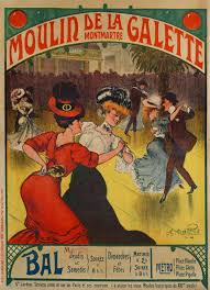 Le Moulin De La Galette Collection Du Musee De Montmartre Vintage Poster Montmartre Le Moulin