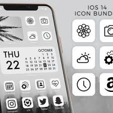 Minimalist Icon Theme Pack For Iphone Ios 14 App Covers Etsy In 2020 Iphone Wallpaper App App Icon App Covers