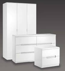 High gloss bedroom furniture is a great way to make your bedroom feel modern and updated. Manchester White High Gloss Bedroom Furniture From 49