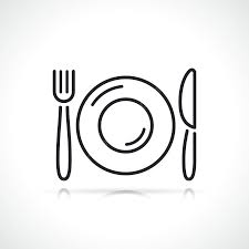 Icône De Ligne De Couverts Et Assiette Icône De Symbole De Fourchette  Vecteur PNG , Fourchette, Symbole, Icône PNG et vecteur pour téléchargement  gratuit