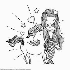 Free printable unicorn coloring pages. Slim Slots Coloring Pages Of Mermaids And Unicorns