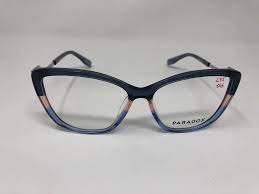 Paradox Eyeglasses Frame P5059 55/14-140 Blue Gray Silver Full Rim X418 |  eBay