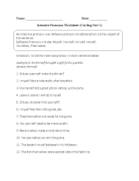 Englishlinx Com Pronouns Worksheets Abstract Nouns Pronoun Worksheets Reflexive Pronouns Worksheet