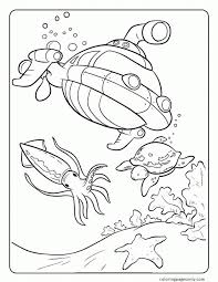 That's true!try to color small submarine to some extraordinary! Octonauts Coloring Pages Coloring Pages For Kids And Adults