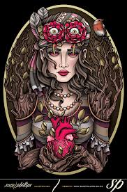 This is a half sleeve tattoo i designed for hannah sherk. Tree Woman Tattoo T Shirt By Sam Phillips Nz On Deviantart