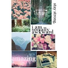 Tumblr Style Binder Cover Made By Me On Polyvore School Supplies Diy Notebook School Diy Tumblr School Supplies