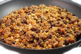 Skinny Beef Burrito And Cauliflower Rice Bowls Healthy Beef Recipes Weight Watcher Ground Beef Recipe Healthy Ground Beef