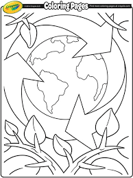 These alphabet coloring sheets will help little ones identify uppercase and lowercase versions of each letter. Earth Day Recycling Coloring Page Crayola Com