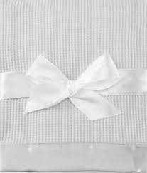 These diy double minky satin bound blankets are so soft and warm! Amazon Com Toysdone Thermal Waffle Weave Baby Blanket With Satin Nylon Trim Grey Baby