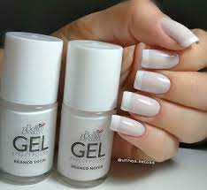 Se trata de uma opção muito ousada e atual. Kit Francesinha Unhas Classicas 2 Esmaltes Efeito Gel Bella Brazil