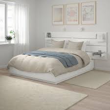 Nordli Struttura Letto Contenitore Testier Bianco 160x200 Cm Ikea It Bed Frame With Storage Headboards For Beds Ikea Bed
