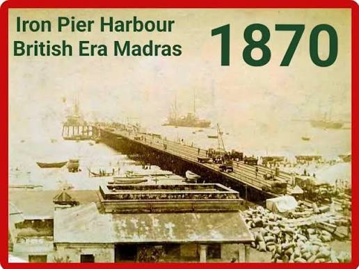 Indian troopships in Madras Harbour