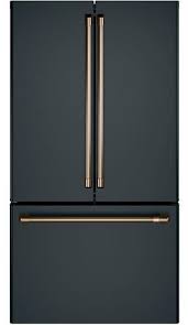 I can not find a matching kitchen faucet and pulls and knobs? Cafe Cwe23sp3md1 36 Inch Counter Depth French Door Smart Refrigerator With 23 1 Cu Ft Capacity Twinchill Evaporators Temperature Controlled Drawer Wi Fi Internal Water Ice Dispenser Ada Compliant And Energy Star Matte Black With Brushed