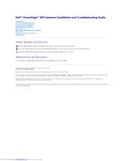 Dell Poweredge 850 Manuals
