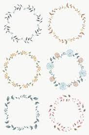 Blank Leafy Frame Design Set Transparent Png Premium Image By Rawpixel Com Adj Floral Wreath Watercolor Frame Design Flower Illustration