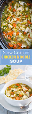 Slow Cooker Chicken Noodle Soup The Easiest Chicken Noodle Soup Ever And It S So Delicious Slow Cooker Chicken Noodle Soup Slow Cooker Soup Pot Recipes