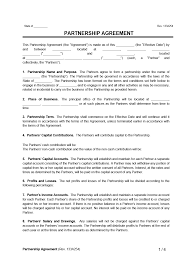 The term of this agreement shall be for a period of ____ years, unless the partners mutually agree in writing to a shorter period. Free Partnership Agreement Template Create A Partnership Agreement