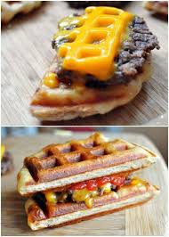 Burger Den Teig Aus 80g Butter 3 Eiern 3 8 L Milch Und 300 G Mehl Hat Man Fix Verruhrt Und In 5 Minuten Zu Einem Hamburg Rezepte Leckerschmecker Waffeleisen