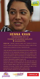 Heena Khan founded @universe.simplified to develop critical thinking and  problem solving skills, through hands