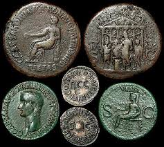 Image result for ROMAN EMPERORS COINS FROM B.C. TO A.D.