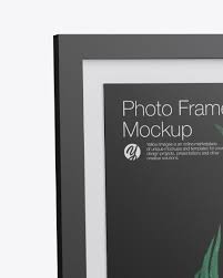 Download Matte Photo Frame Mockup In Stationery Mockups On Yellow Images Object Mockups PSD Mockup Templates