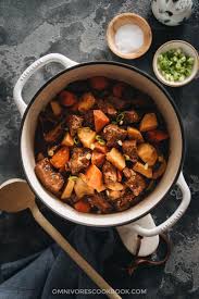 3 hrs and 35 mins. Chinese Beef Stew With Potatoes åœŸè±†ç‚–ç‰›è‚‰ Omnivore S Cookbook