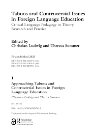 PDF) Taboos and Controversial Issues in Foreign Language Education:  Critical Language Pedagogy in Theory, Research and Practice