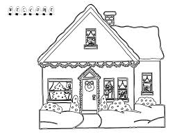 Wonderful totally free coloring books zentangle popular right here is the supreme help guide shading intended for parents! Christmas House Coloring Page Novocom Top